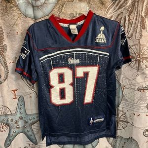 Youth Reebok New England Patriots Rob Gronkowski SB XLVI : Youth Size M